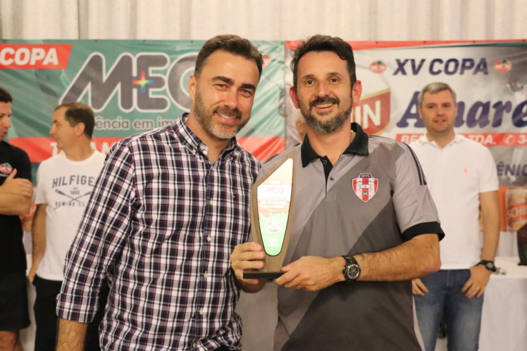 Técnico campeão - Nilton José Demo Filho - Copa “Meg – Taça Mario Ribeiro” de Futebol Suíço Veterano