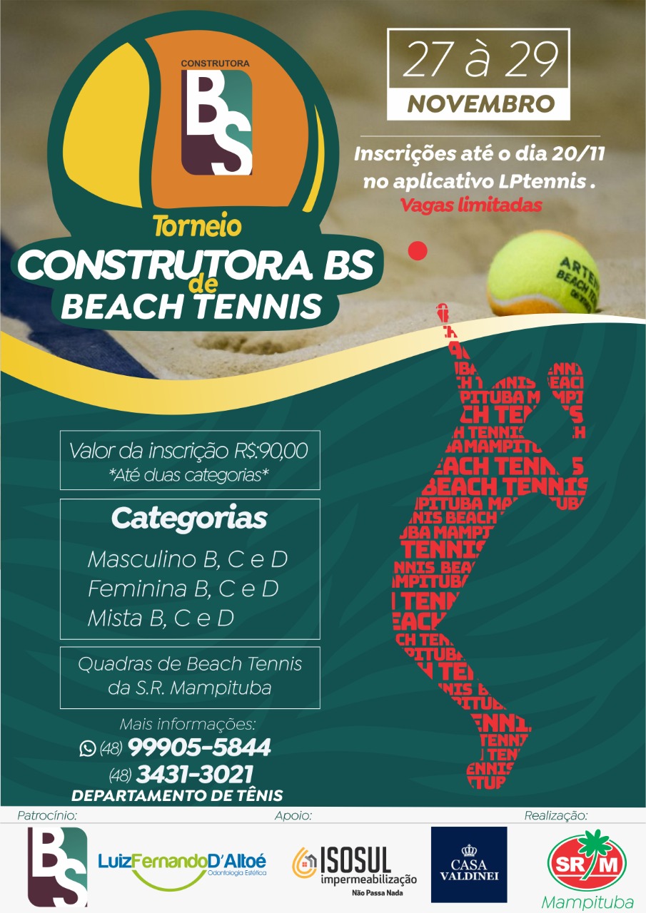 Mampituba realiza Torneio Construtora BS de Beach Tennis - Mampituba