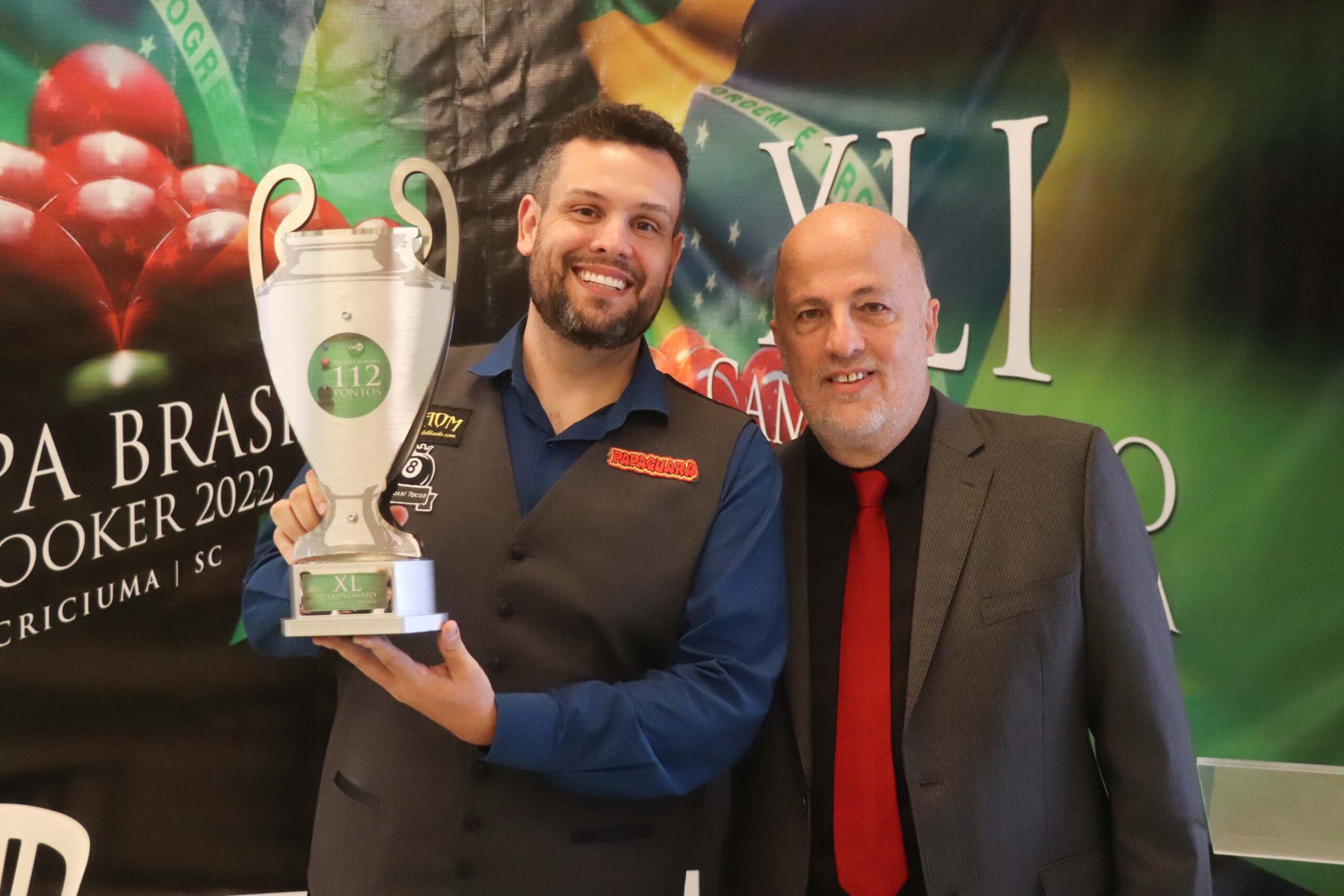 Campeão mundial leva título do Brasileiro de Sinuca em Criciúma